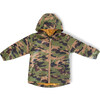 Brush Camo Raincoat, Green - Raincoats - 1 - thumbnail