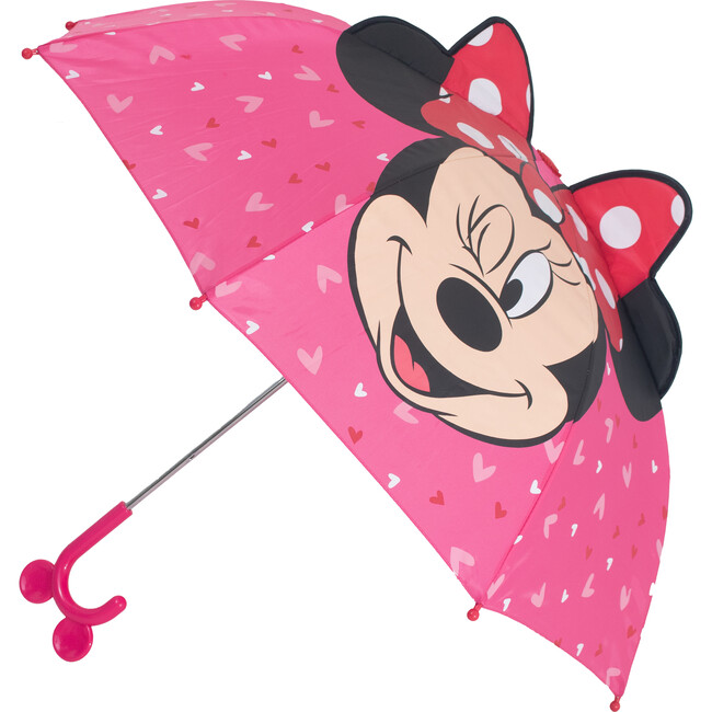 Mickey Mouse Umbrella, Pink - Umbrellas - 3