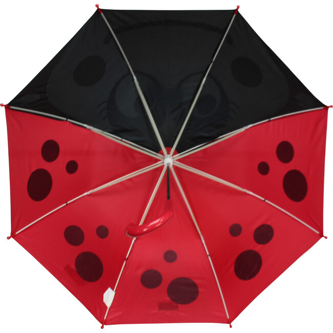 Lucy Ladybug Umbrella, Red - Umbrellas - 3