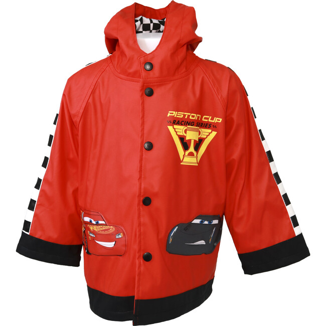 Lightning McQueen Raincoat, Red - Raincoats - 3