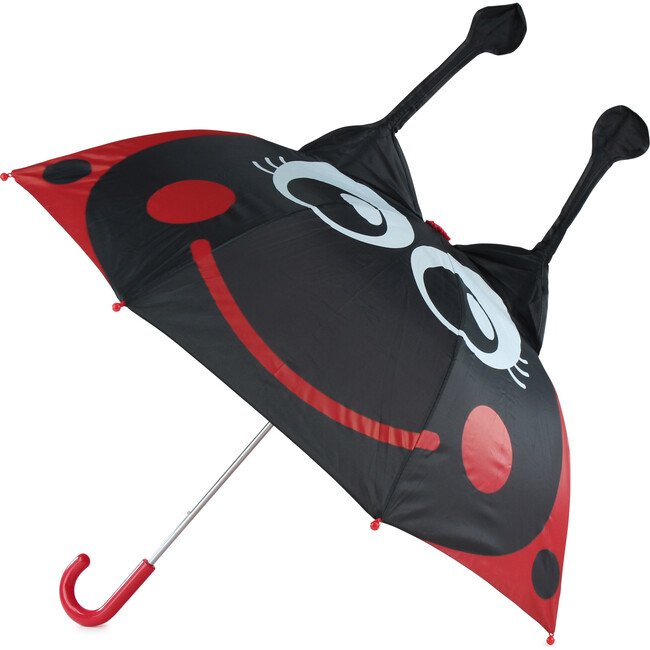 Lucy Ladybug Umbrella, Red - Umbrellas - 5