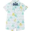 Spring Animals Shirtall, White - Rompers - 1 - thumbnail