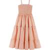 Smocked Ruffle Maxi Dress, Orange - Dresses - 2