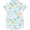 Spring Animals Shirtall, White - Rompers - 2
