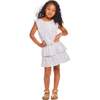 Striped Lurex Top & Skirt Set, White - Mixed Apparel Set - 3