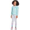 Smiley Long Sleeve Tee, Blue - T-Shirts - 3