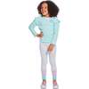 Smiley Long Sleeve Tee, Blue - T-Shirts - 4