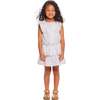 Striped Lurex Top & Skirt Set, White - Mixed Apparel Set - 5