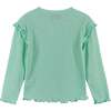 Smiley Long Sleeve Tee, Blue - T-Shirts - 5