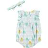 Spring Animals Baby Bubble, White - Rompers - 4