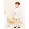 Stone Linen Suit, Tan - Suits & Separates - 5