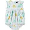 Spring Animals Baby Bubble, White - Rompers - 5