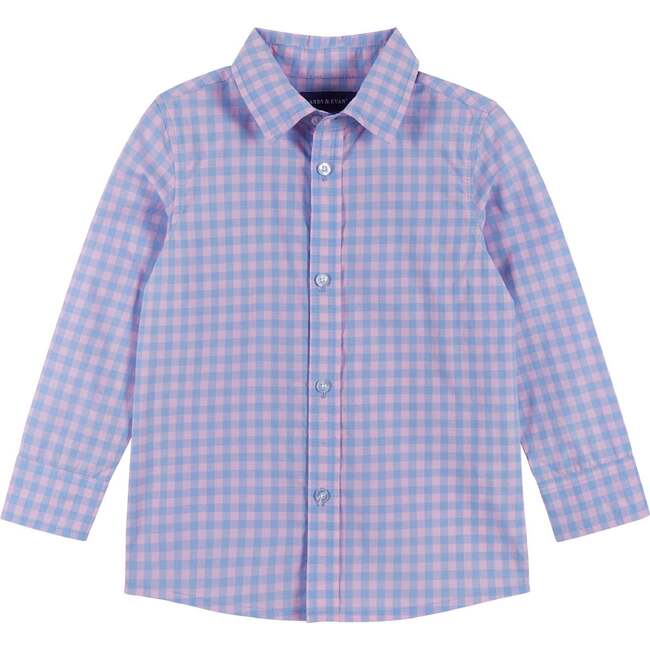 Plaid Vest & Pant Set, Blue - Mixed Apparel Set - 2
