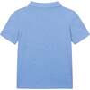 Fun Shark Snorkel Print Polo Shirt, Blue - Polo Shirts - 2