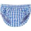 Gingham Dress, White - Dresses - 5