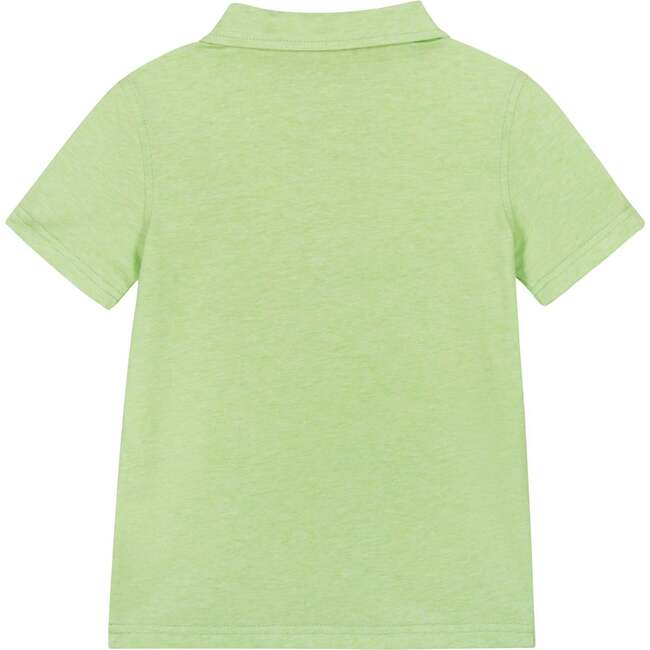 Fun Crocodile Print Polo Shirt, Green - Polo Shirts - 2