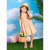 Floral Ruffle Smock Dress, Orange - Dresses - 2