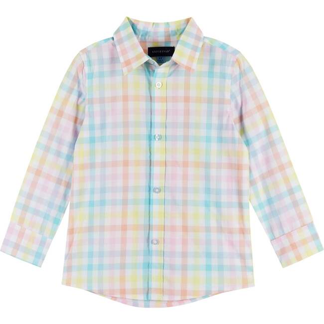 Easter Plaid Vest & Pant Set, Blue - Mixed Apparel Set - 4