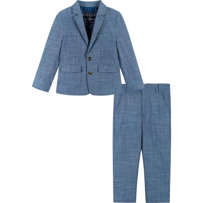Chambray Suit, Blue