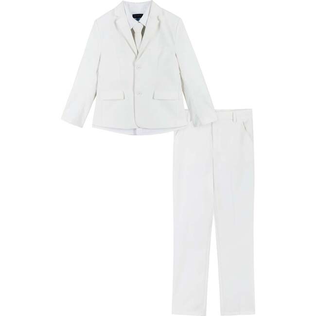 4-Piece Suit Set, White