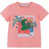Beach Dino Print Tee & Short Set, Red - Mixed Apparel Set - 2