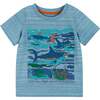 Baby Boy Shark Print Tee & Short Set, Multi - Mixed Apparel Set - 2