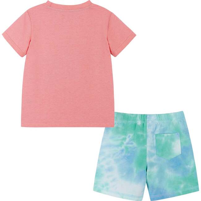 Beach Dino Print Tee & Short Set, Red - Mixed Apparel Set - 4