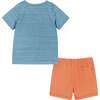 Baby Boy Shark Print Tee & Short Set, Multi - Mixed Apparel Set - 5