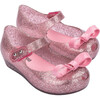 Mini Melissa Ultragirl Bow BB, Glitter Pink - Slip Ons - 1 - thumbnail