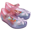 Mini Melissa Ultragirl + Little Mermaid II BB, Clear And Purple And Pink - Mary Janes - 1 - thumbnail