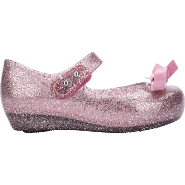 Mini Melissa Ultragirl Bow BB, Glitter Pink - Slip Ons - 2