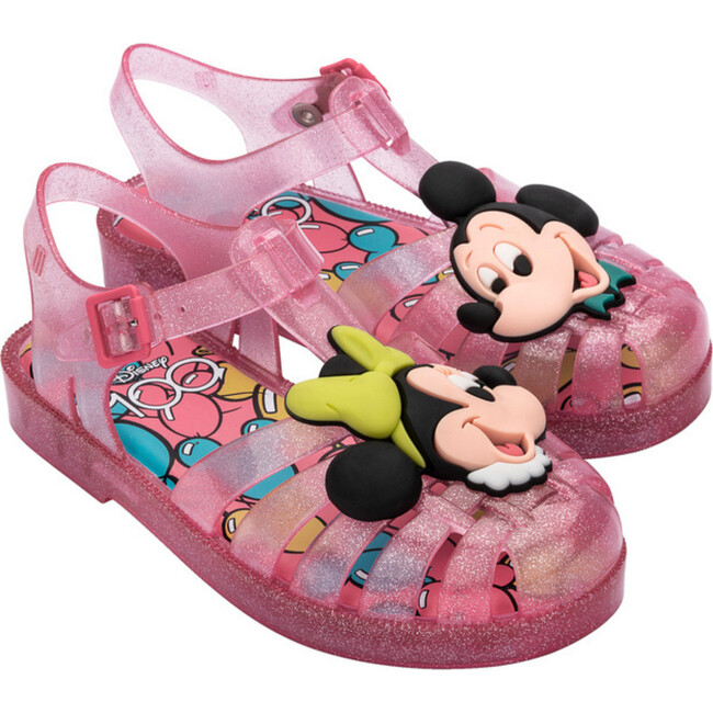 Mini Melissa Possession + Disney 100 Inf, Glitter Pink