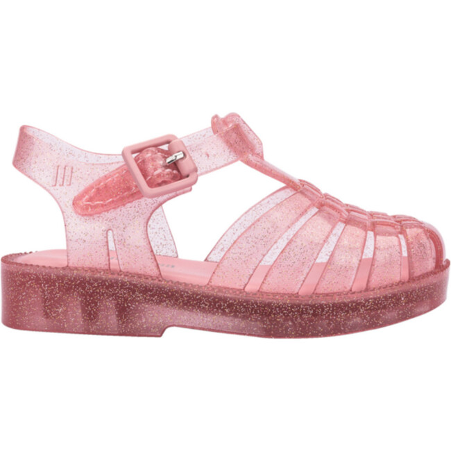 Mini Melissa Mel Mar Sandal Pink/Glitter Size 2 factory Girls BRAND NEW WITH BOX