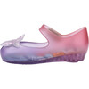 Mini Melissa Ultragirl + Little Mermaid II BB, Clear And Purple And Pink - Mary Janes - 3