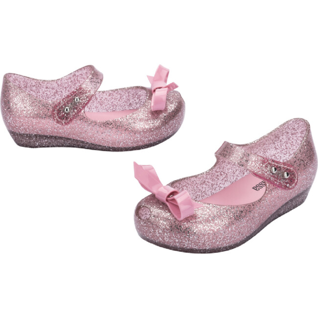 Mini Melissa Ultragirl Bow BB, Glitter Pink - Slip Ons - 4