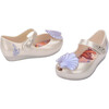 Mini Melissa Ultragirl + Little Mermaid II BB, Pearl White And Blue - Mary Janes - 4