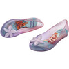 Mini Melissa Ultragirl + Little Mermaid II Inf, Clear And Purple And Pink - Slip Ons - 4