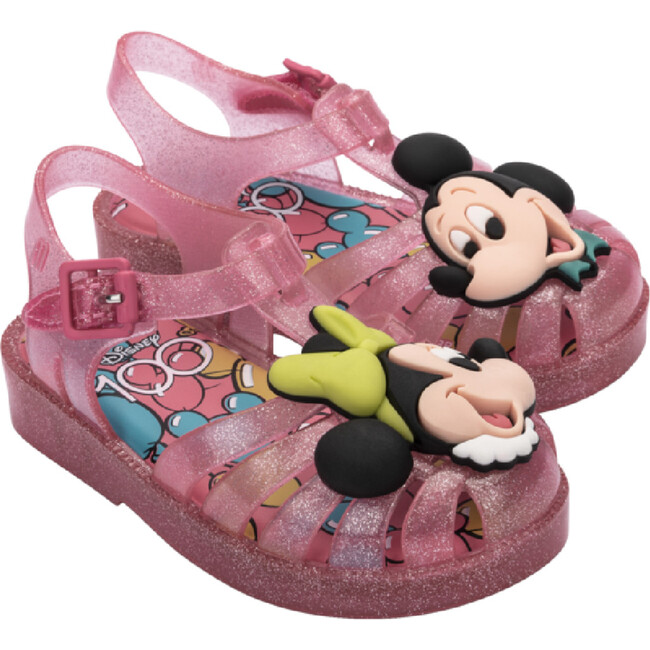 Mini Melissa Possession + Disney 100 BB, Glitter Pink