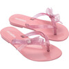 Mini Melissa Harmonic Sweet VII Inf, Pink And Glitter Pink - Slippers - 1 - thumbnail