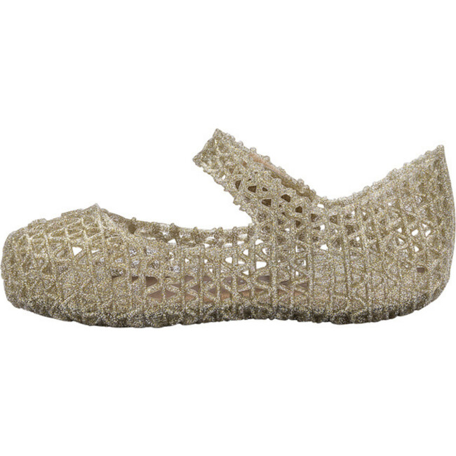 Mini Melissa Campana Papel BB, Gold - Sandals - 3