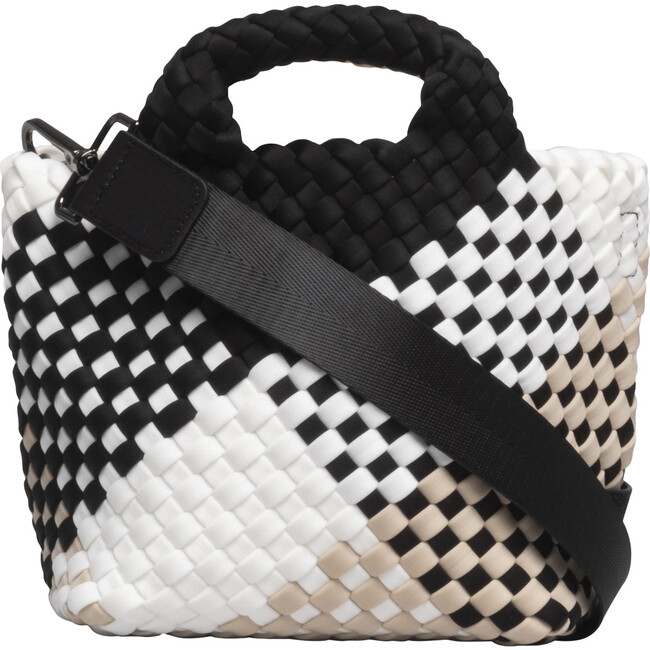 Women's St. Barths Petit Handwoven Tote Graphic Geo, Palermo - OS - Bags - 1
