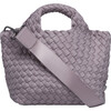 Women's St. Barths Petit Handwoven Tote, Lilac - OS - Bags - 1 - thumbnail