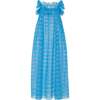 Women's Jaime Dress in True Blue Lattice Lace  Blue - Dresses - 1 - thumbnail