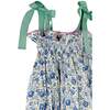 Girls' Jaime Dress in Blue Floral  Green - Dresses - 5