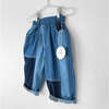 Patchwork Pants, Blue - Pants - 3