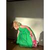 Origami Dress, Green - Dresses - 3