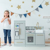 Little Chef Charlotte Modern Play Kitchen, Gray/Gold - Play Kitchens - 3