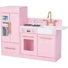 Little Chef Charlotte Modern Play Kitchen, Pink/Gold - Play Kitchens - 1 - thumbnail