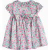 Little Liberty Print Florence Willow Smocked Dress, Pink Florence May - Dresses - 2