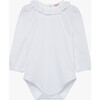 Little Laura Anglaise Body, White - Onesies - 1 - thumbnail